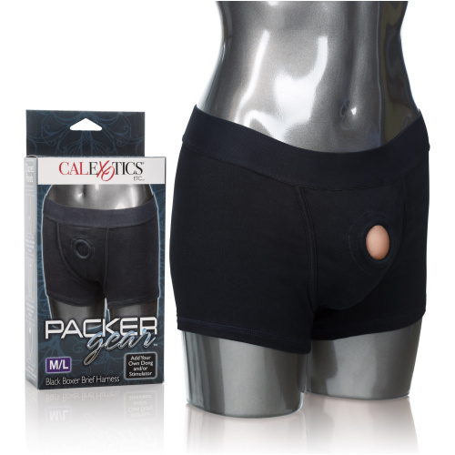 Packer Gear Boxer Brief Harness - Medium/large - Black