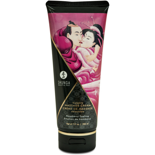 Kissable Massage Cream - Raspberry Feeling - 7  Fl. Oz. / 200 ml