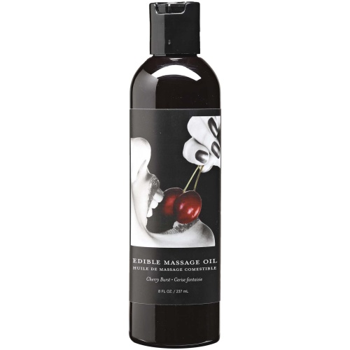 Edible Massage Oil - Cherry - 8 Fl. Oz.