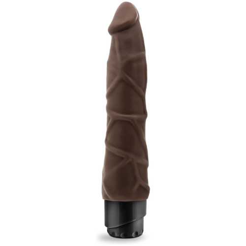Dr. Skin - Cock Vibe 1 - 9 Inch Vibrating Cock - Chocolate