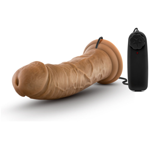 Dr. Skin - Dr. Joe - 8 Inch Vibrating Cock With Suction Cup - Mocha