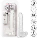 Size Queen 8 inch/20.25 Cm - Clear