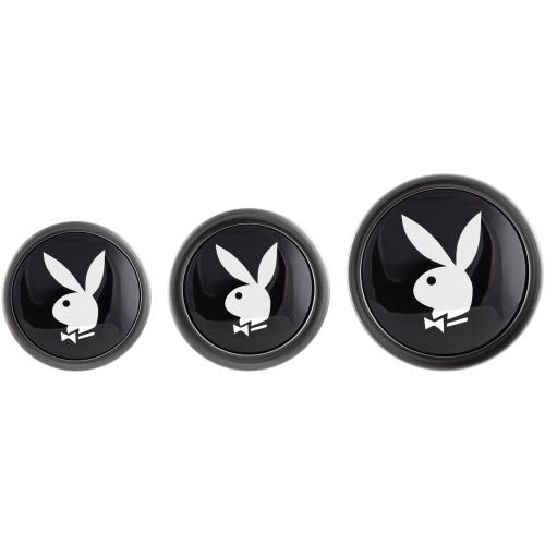 Playboy Pleasure - Pleasure 3 Ways - Butt Plug - Hematite