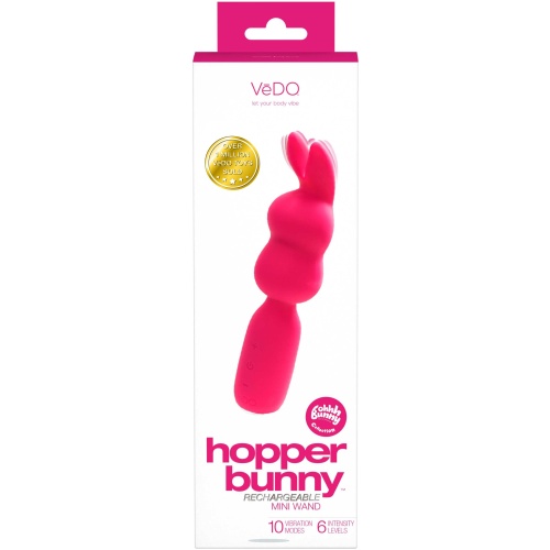 Hopper Bunny Rechargeable Mini Wand - Pretty in Pink