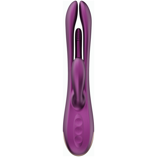 Terri - App Controlled Tapping Rabbit Vibrator - Purple