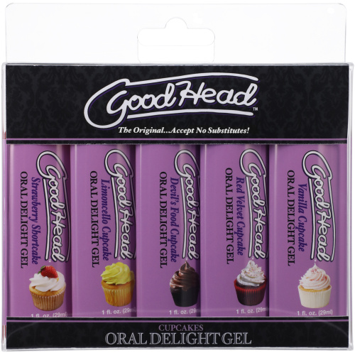 Goodhead - Oral Delight Gel - Cupcake - 5 Pack - 1 Fl. Oz.