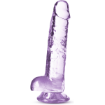 Naturally Yours - 7 Inch Crystalline Dildo -  Amethhyst