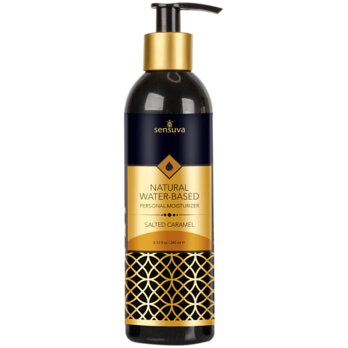 Natural Water-Based Personal Moisturizer 8.12 Fl Oz. - Salted Caramel