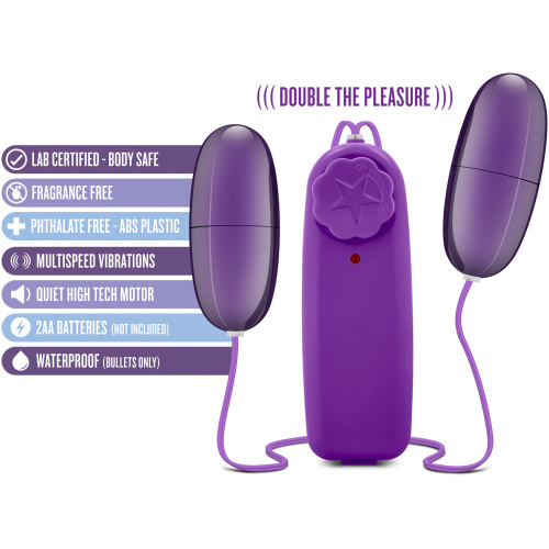 B Yours Double Pop Eggs - Plum