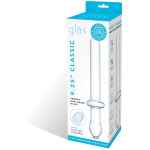 9.25 Inch Classic Smooth Dual-Ended Dildo - Clear