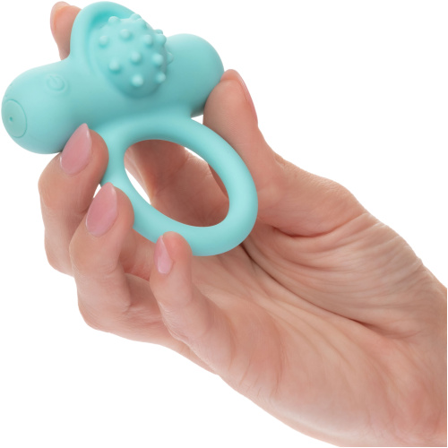 Silicone Rechargeable Nubby Lover's Delight - Blue
