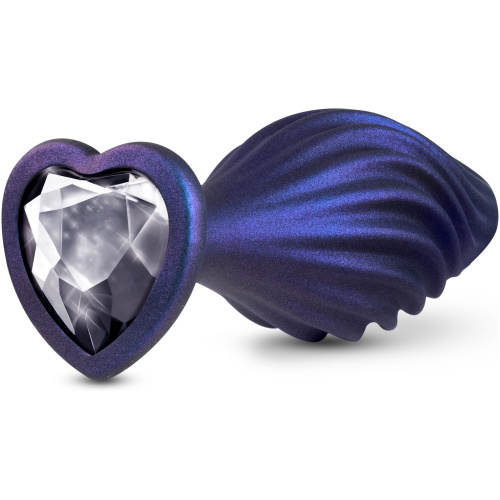 Anal Adventures Matrix - Swirling Bling Plug - Sapphire