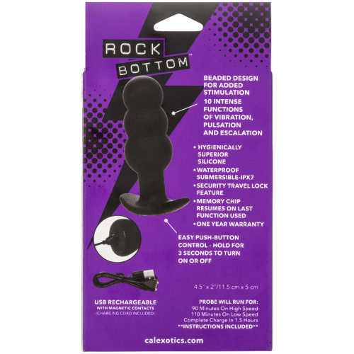 Rock Bottom Beaded Probe - Black
