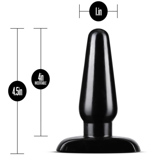 Anal Adventures - Basic Plug Kit - Black