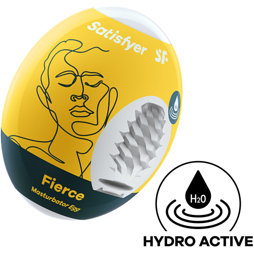 Satisfyer Masturbator Egg - Fierce - Yellow