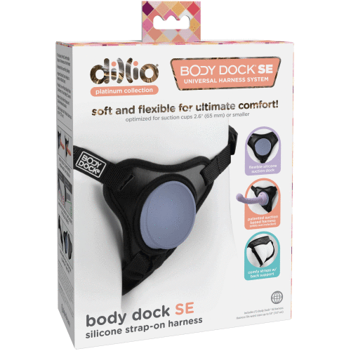 Dillio Platinum Body Dock Se Universal Strap-on Harness - Black