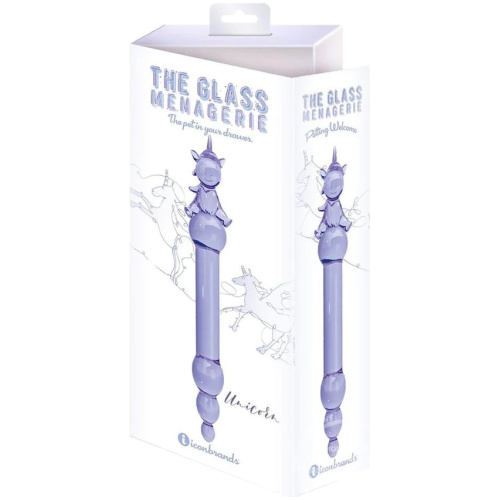 Glass Menagerie - Unicorn Dildo - Purple