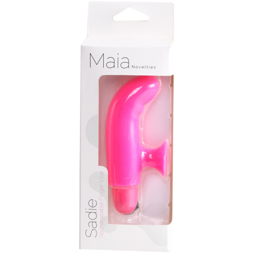 Sadie Silicone Finger Vibrator - Pink