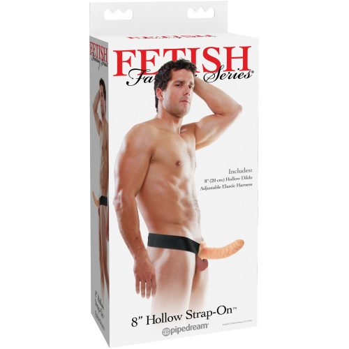 Fetish Fantasy Series 8 Inch Hollow Strap-on - Flesh