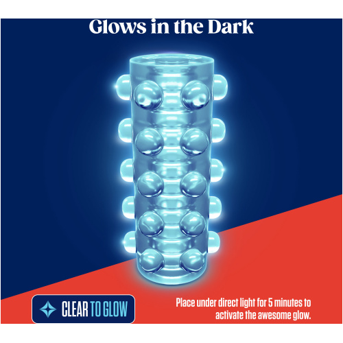 Rize - Swich - Glow in the Dark Self -Lubricating Stroker - Clear
