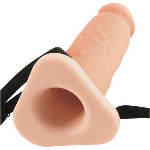 Fantasy X-Tensions 8-Inch Silicone Hollow Extension - Flesh