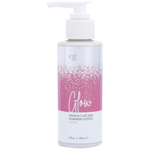 Glow Vanilla Cupcake Shimmer Lotion Silver 4 Oz