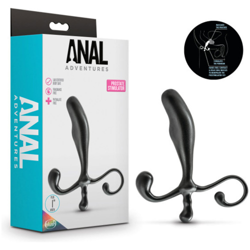 Anal Adventures - Prostate Stimulator - Black