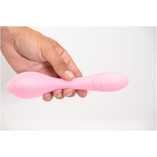 Harmonie Rechargeable Remote Silicone Bendable Vibrator - Pink