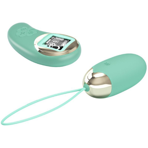 Mina Vibrating Remote Control Egg - Turquoise