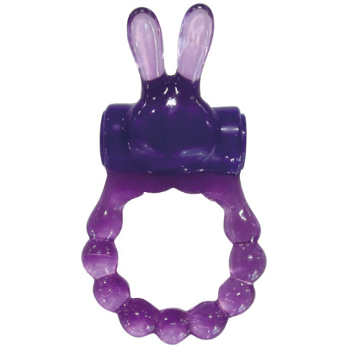 Vibrating Bunny Ring - Purple