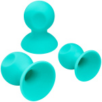 Cloud 9 Health and Wellness Nipple and Clitoral Massager Suction Set - Teal