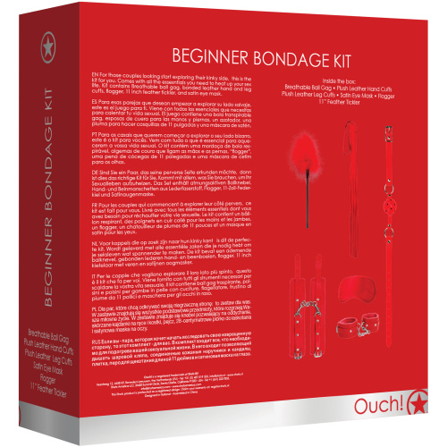 Beginners Bondage Kit - Red