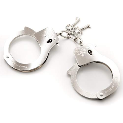 Fifty Shades of Grey You Are Mine Metal Handcuffs