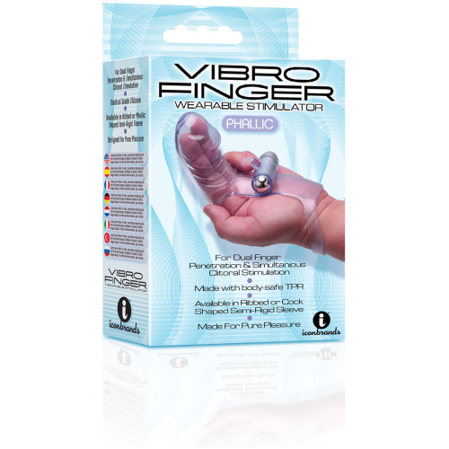 Vibro Finger Wearable Stimulator - Purple
