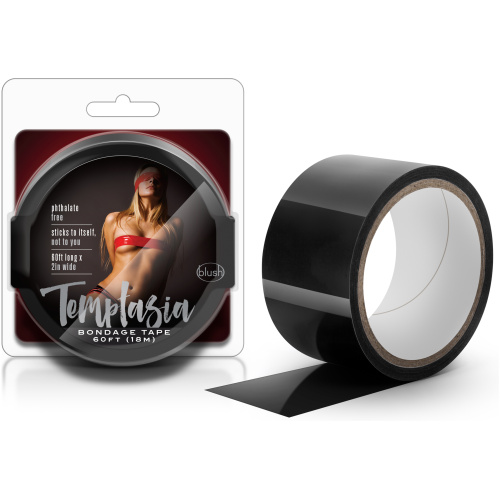 Temptasia - Bondage Tape - 60 Feet - Black