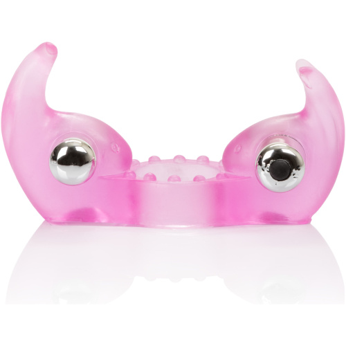 Silicone Triple Orgasm Erection Enhancer - Pink