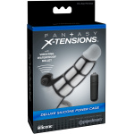 Fantasy X-Tensions Deluxe Silicone Power Cage  - Black