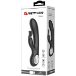 Pretty Love Carina 7 Function Rabbit Syle Vibrator - Black