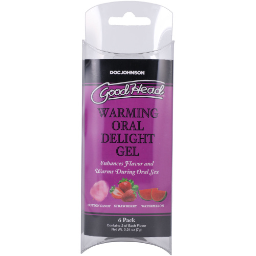 Goodhead - Warming Head Oral Delight Gel - 6 Pack - 0.24 Oz