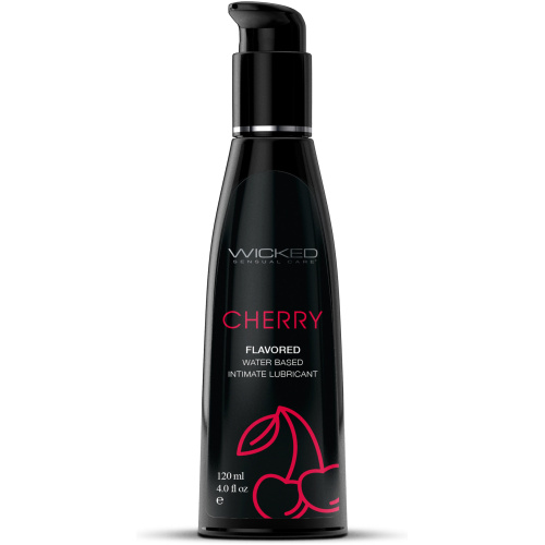 Aqua Cherry Flavored Water Based Intimate Lubricant - 4 Fl. Oz.