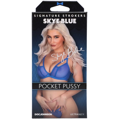 Signature Strokers - Skye Blue - Ultraskyn Pocket  Pussy - Vanilla