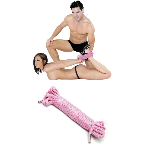 Fetish Fantasy Series Japanese Silk Rope - Pink