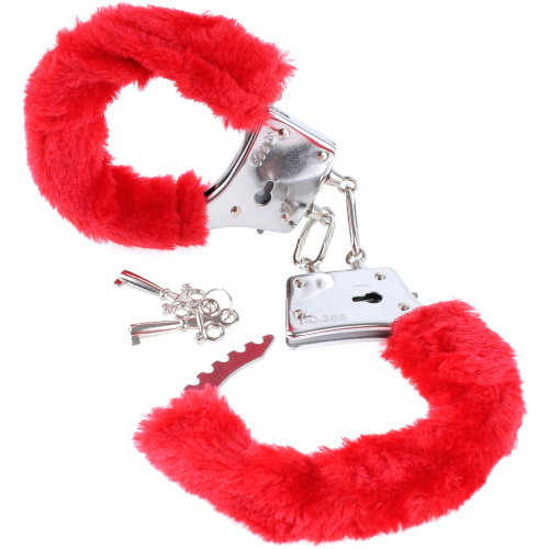 Fetish Fantasy Series Beginner's Furry Cuffs - Red