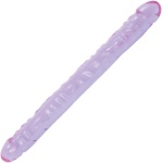 Crystal Jellies 18 Inch Double Dong - Purple