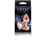 Rear Assets - Rose Gold Heart - Small - Clear