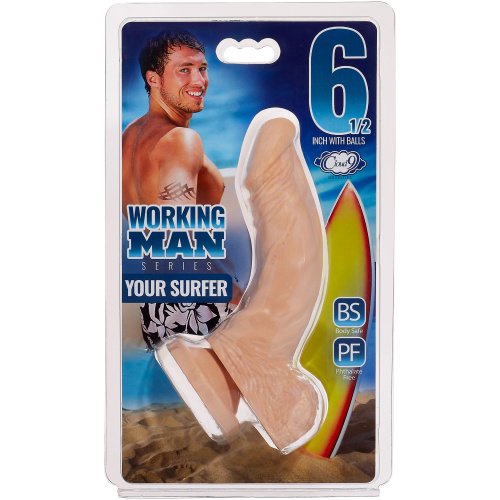 Cloud 9 Working Man 6.5 Inch With Balls - Your Surfer - Light