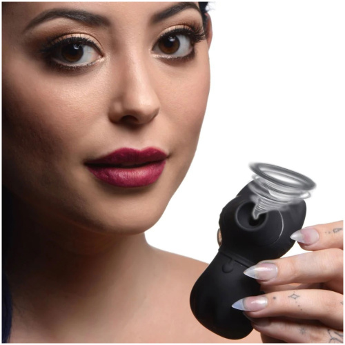 Sucky Kitty 7x Clitoral Stimulator - Black