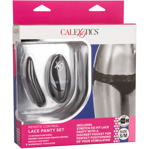 Remote Control Lace Panty Set - S/m