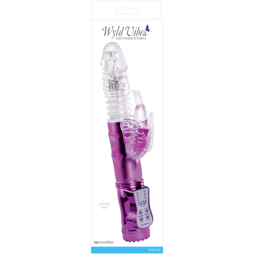 Wyld Vibes Deep Stroker Butterfly - Purple