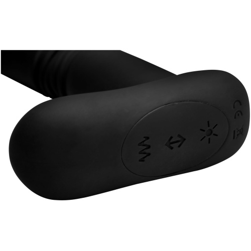 Silicone Thrusting Anal Plug With Remote Control